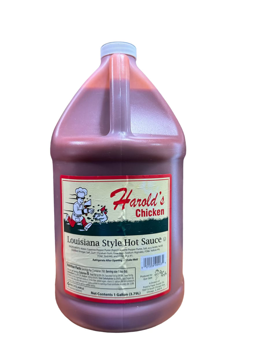 Harold's Chicken Original Hot Sauce Gallon